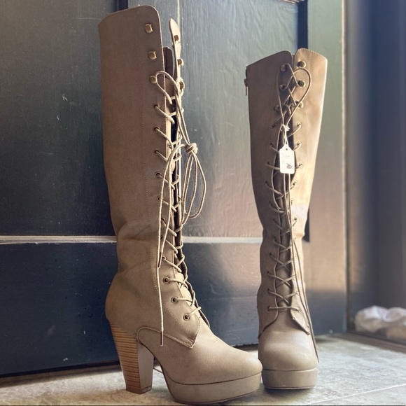 cierra tan knee high boots - Picture 2 of 13